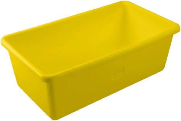 Remco - 149 Gal, 500 Lb Load Capacity Yellow Polyethylene Tote Container - Nesting, 46.8" Long x 26-1/2" Wide x 16.9" High - Best Tool & Supply