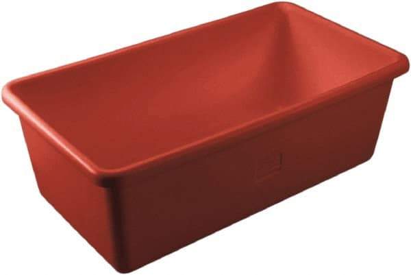 Remco - 149 Gal, 500 Lb Load Capacity Red Polyethylene Tote Container - Nesting, 46.8" Long x 26-1/2" Wide x 16.9" High - Best Tool & Supply