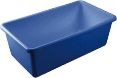 Remco - 149 Gal, 500 Lb Load Capacity Blue Polyethylene Tote Container - Nesting, 46.8" Long x 26-1/2" Wide x 16.9" High - Best Tool & Supply