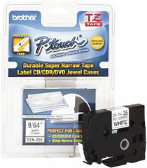 Brother - 1/8" Wide, White Tape Cassette - For Label Maker - Best Tool & Supply