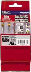 Brother - 1-1/2" Wide, Silver Tape Cassette - For Label Maker - Best Tool & Supply