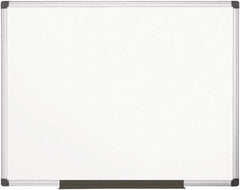 MasterVision - 48" High x 72" Wide Magnetic Dry Erase Board - Steel - Best Tool & Supply