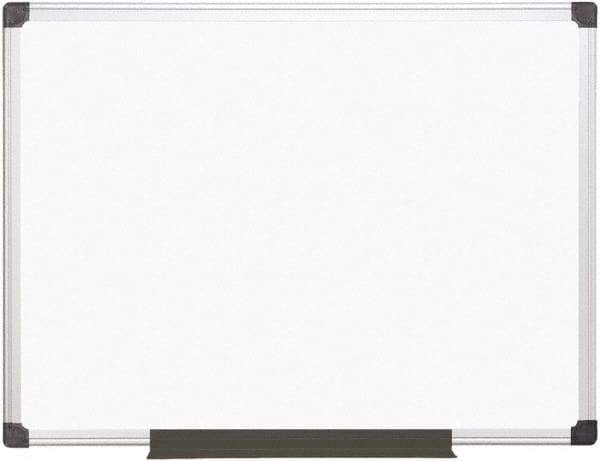 MasterVision - 36" High x 48" Wide Magnetic Dry Erase Board - Porcelain/Steel - Best Tool & Supply