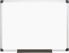 MasterVision - 36" High x 48" Wide Magnetic Dry Erase Board - Porcelain/Steel - Best Tool & Supply