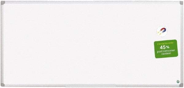 MasterVision - 48" High x 96" Wide Magnetic Dry Erase Board - Steel - Best Tool & Supply