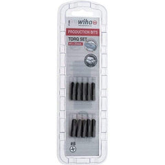 Wiha - 1/4" Drive, #8 Torq-Set Screwdriver Bit - 1" OAL - Best Tool & Supply