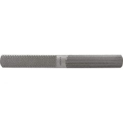 Stanley - 8" Long, Bastard Cut, 4-in-1 American-Pattern File - Double Cut, 2.88" Overall Thickness - Best Tool & Supply