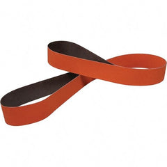 3M - 3" Wide x 132" OAL, 120 Grit, Ceramic Abrasive Belt - Ceramic, Coated, Series 984F - Best Tool & Supply