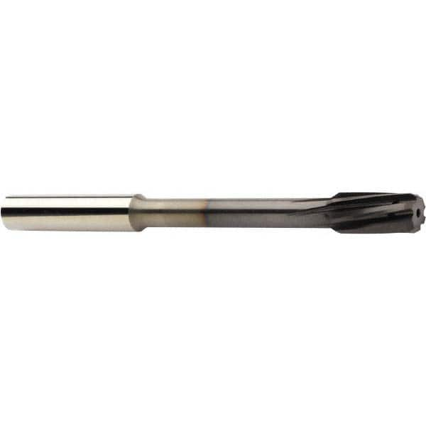 Chucking Reamer: 0.3937″ Dia, 4.7244″ OAL, 1.0236″ Flute Length, Solid Carbide 6 Flute, RH