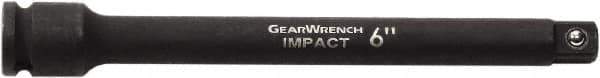 GearWrench - 3/8" Drive Impact Socket Extension - 6" OAL, Black Finish - Best Tool & Supply