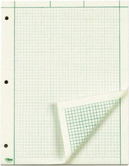 TOPS - 100 Sheet, 8-1/2 x 11", Quadrille Engineering Computation Pad - Green - Best Tool & Supply