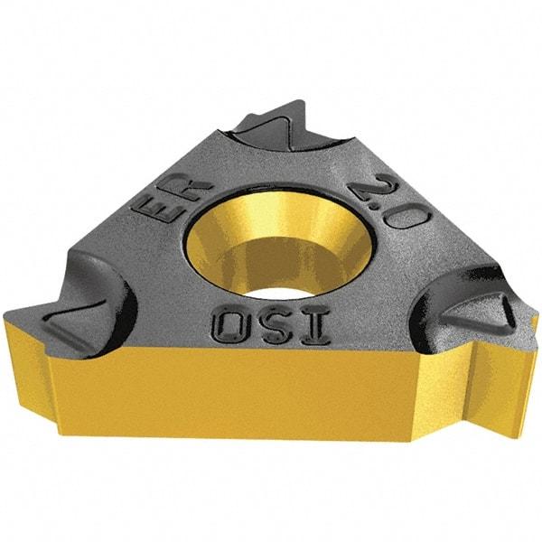 Iscar - 16ERB External Right Hand ISO Laydown Threading Insert - Grade IC908, TiAlN Coated Carbide - Best Tool & Supply