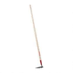 Razor-Back - 4-1/2" High x 7" Wide Square Steel Hoe - 54" Long Wood Straight Handle - Best Tool & Supply