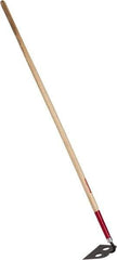 Razor-Back - 6" High x 9" Wide Square Steel Hoe - 66" Long Wood Straight Handle - Best Tool & Supply