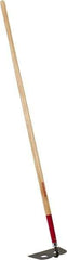 Razor-Back - 6" High x 10" Wide Square Steel Hoe - 66" Long Wood Straight Handle - Best Tool & Supply