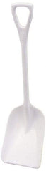 Remco - 17" High x 14" Wide Square Plastic Scoop - 42" Long Plastic D-Grip Handle - Best Tool & Supply