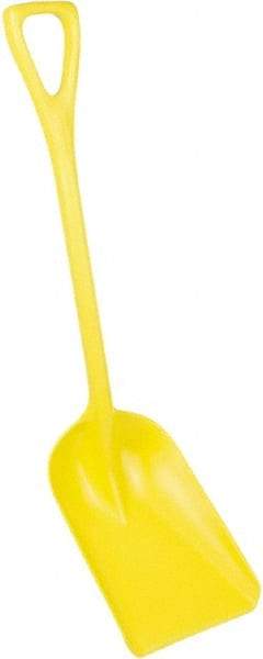 Remco - 14" High x 11" Wide Square Plastic Shovel - 38" Long Plastic D-Grip Handle - Best Tool & Supply