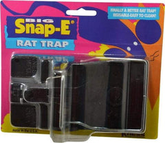 Made in USA - Snap Trap for Use on Rats - 5-1/2 Inch Long x 3 Inch Wide x 3-3/4 Inch High, Polystyrene and Steel - Best Tool & Supply