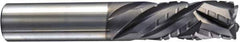 Niagara Cutter - 3/8" Cutting Diam x 1" Length of Cut, 5 Flute, Compression Spiral Router Bit - Diamond Coated, Right Hand Cut, Solid Carbide, 3" OAL x 3/8" Shank Diam, Chipbreaker, 30° Helix Angle - Best Tool & Supply