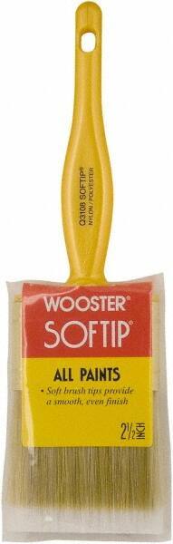 Wooster Brush - 2-1/2" Synthetic General Purpose Paint Brush - 2-7/16" Bristle Length, Plastic Handle - Best Tool & Supply