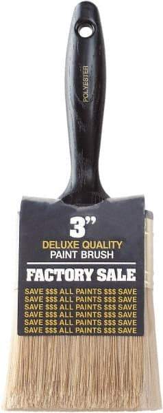 Wooster Brush - 3" Synthetic General Purpose Paint Brush - 2-11/16" Bristle Length, Plastic Handle - Best Tool & Supply