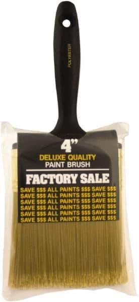 Wooster Brush - 4" Synthetic General Purpose Paint Brush - 3-7/16" Bristle Length, Plastic Handle - Best Tool & Supply