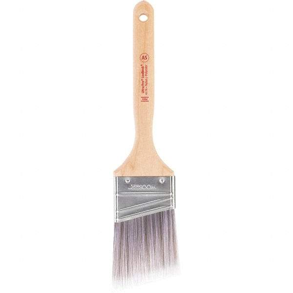 Wooster Brush - 2-1/2" Synthetic Paint Brush - 2-15/16" Bristle Length, Maple Handle - Best Tool & Supply