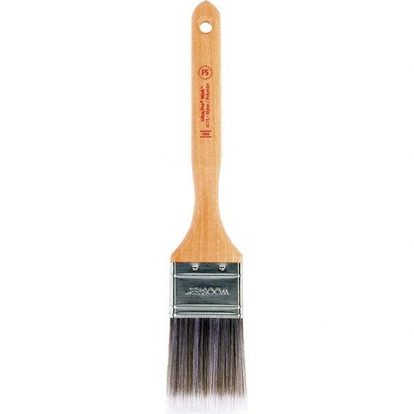 Wooster Brush - 2" Flat Synthetic Sash Brush - 2-11/16" Bristle Length, Maple Handle - Best Tool & Supply