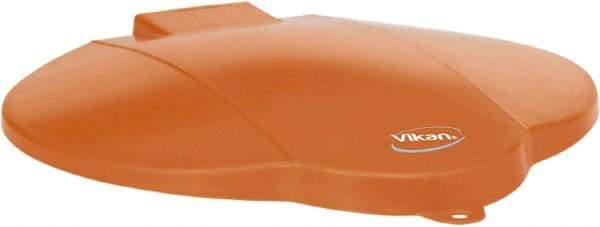 Vikan - 3 Gal Polypropylene Pail Lid - Orange, For Use with 5692 - Best Tool & Supply