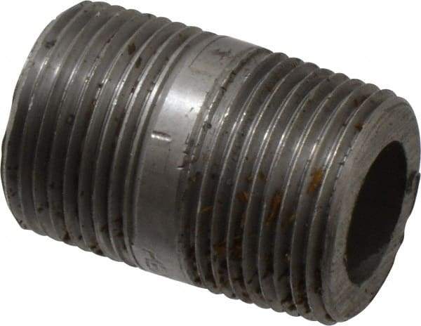 Value Collection - Schedule 160, 3/4" Diam x 1-1/2" Long Black Pipe Nipple - Threaded - Best Tool & Supply