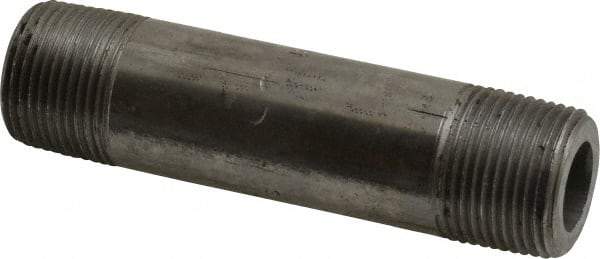 Value Collection - Schedule 160, 3/4" Diam x 4" Long Black Pipe Nipple - Threaded - Best Tool & Supply