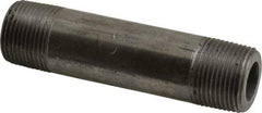 Value Collection - Schedule 160, 3/4" Diam x 4" Long Black Pipe Nipple - Threaded - Best Tool & Supply