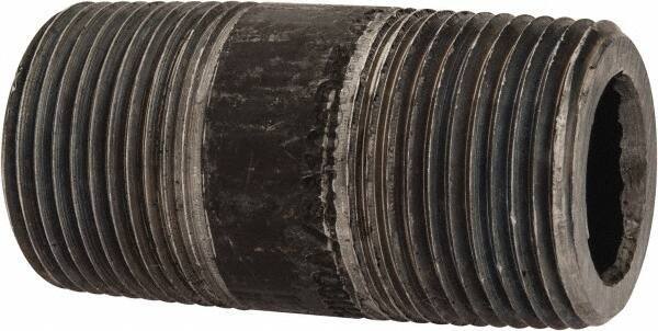 Value Collection - Schedule 160, 1" Diam x 2-1/2" Long Black Pipe Nipple - Threaded - Best Tool & Supply