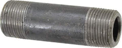 Value Collection - Schedule 160, 1" Diam x 4" Long Black Pipe Nipple - Threaded - Best Tool & Supply