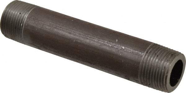 Value Collection - Schedule 160, 1" Diam x 6" Long Black Pipe Nipple - Threaded - Best Tool & Supply