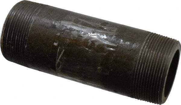 Value Collection - Schedule 160, 2" Diam x 6" Long Black Pipe Nipple - Threaded - Best Tool & Supply