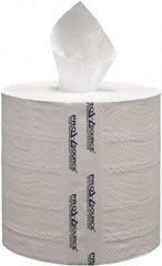 PRO-SOURCE - Center Pull Roll of 2 Ply White Paper Towels - 8-1/4" Wide, 15' Roll Length - Best Tool & Supply