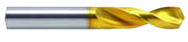 10mm Dia x 89mm OAL - Powdered Metal-130° Point-Parabolic Screw Machine Drill-TiN - Best Tool & Supply