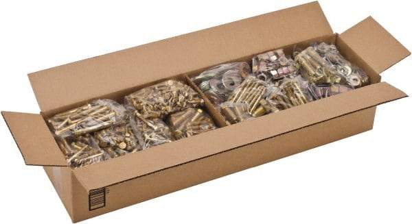 Value Collection - 1,083 Piece Steel Socket Head Cap Screws - 1/4 to 1 Thread - Best Tool & Supply