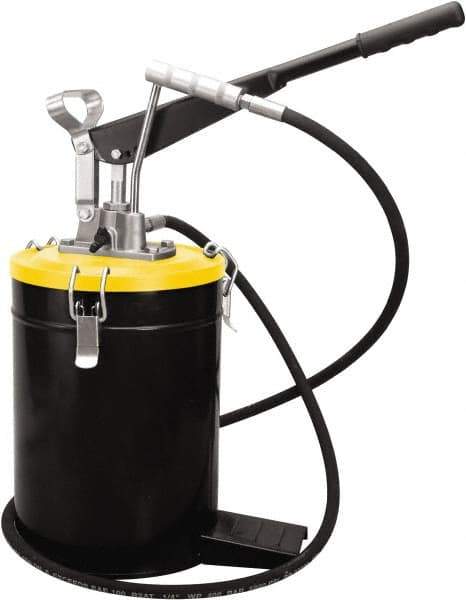 PRO-LUBE - Grease Lubrication 3 Strokes/oz Flow Aluminum & Steel Lever Hand Pump - For 528 oz Container - Best Tool & Supply