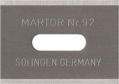 Martor USA - Steel Safety Blade - 1" Blade Length, 0.016" Blade Thickness - Best Tool & Supply