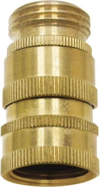 SANI-LAV - 3/4 GHT Garden Hose Quick Disconnect - Brass, Female Hose to Male Hose Connector - Best Tool & Supply