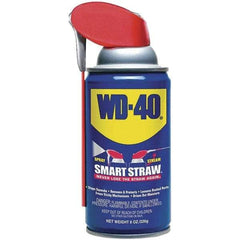 WD-40 - 8 oz Multi-Use Product with Smart Straw, Sprays 2 Ways - Multi-Purpose Lubricant: Stop Squeaks, Removes & Protects, Loosens Rusted Parts, Free Sticky Mechanisms, Drives Out Moisture - Best Tool & Supply