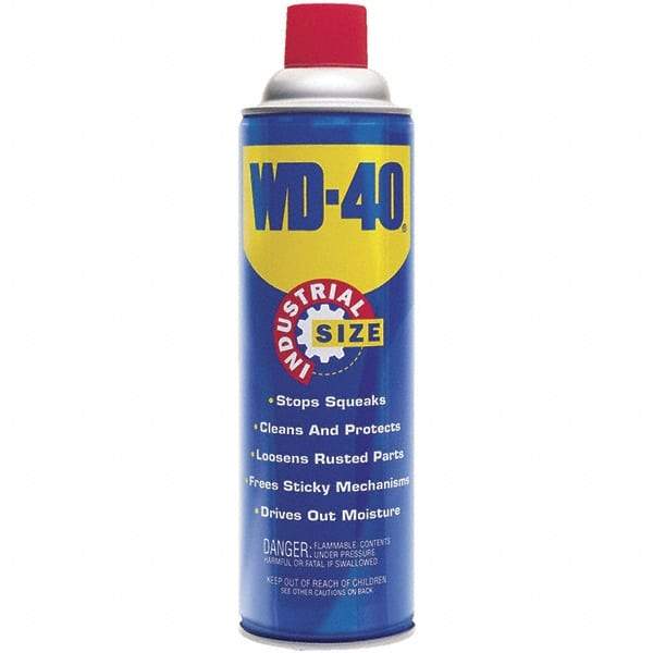 WD-40 - 16 oz Multi-Use Product Industrial Size - Multi-Purpose Lubricant: Stop Squeaks, Removes & Protects, Loosens Rusted Parts, Free Sticky Mechanisms, Drives Out Moisture - Best Tool & Supply