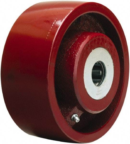 Hamilton - 7 Inch Diameter x 2-1/2 Inch Wide, Cast Iron Caster Wheel - 1,500 Lb. Capacity, 3-1/4 Inch Hub Length, 1-1/4 Inch Axle Diameter, Tapered Roller Bearing - Best Tool & Supply