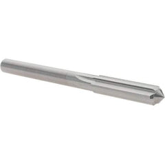 OSG - 9/32" Solid Carbide Chucking Reamer - Straight Flute, 1/4" Straight Shank, 1-1/8" Flute Length, 3-1/4" OAL - Best Tool & Supply