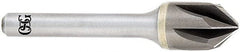 OSG - 3/4" Head Diam, 3/8" Shank Diam, Multi Flute 82° Solid Carbide Countersink - Best Tool & Supply