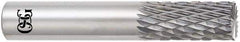 OSG - 1/8" Diam, 1/2" LOC, End Mill End, Solid Carbide Diamond Pattern Router Bit - Right Hand Cut, 1-1/2" OAL, 1/8" Shank Diam, Use on Alloy Steel, Carbon Steel, Hardened Steel - Best Tool & Supply