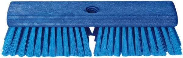 PRO-SOURCE - 1-3/4" Bristle Length, Polypropylene Food Service Brush - 10" Long x 2-1/2" Wide Head, Blue, Foam Block - Best Tool & Supply