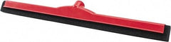 PRO-SOURCE - 24" Rubber Blade Floor Squeegee - Red - Best Tool & Supply